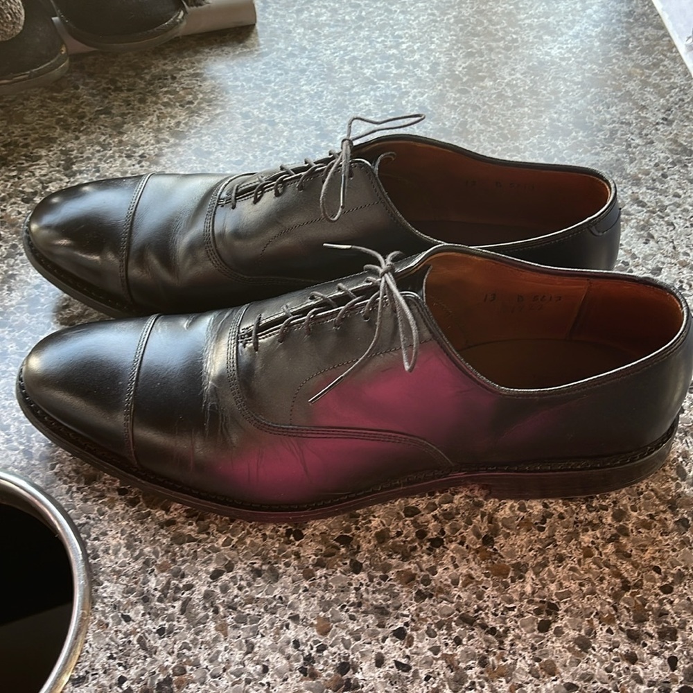 ALLEN EDMONDS | Park Avenue Cap-toe Oxfords Black men’s size 13B good preowned‎